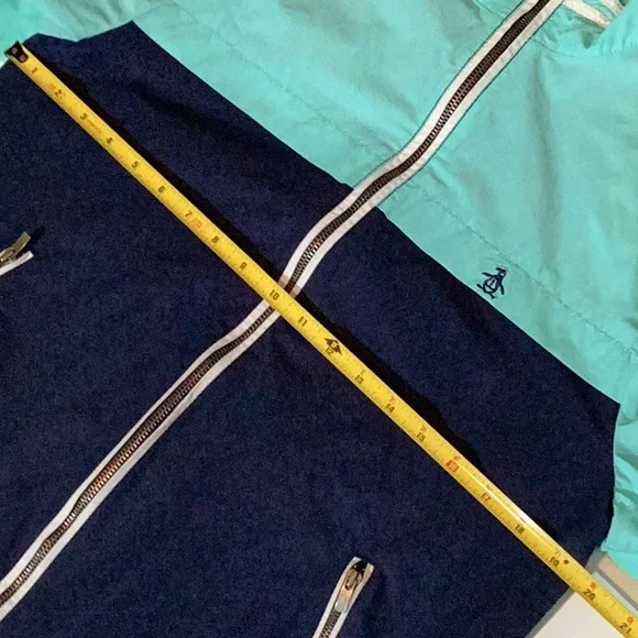 Penguin by Munsingwear windbreaker jacket,Small, zipper pockets,Velcro close,Sm - Picture 14 of 16